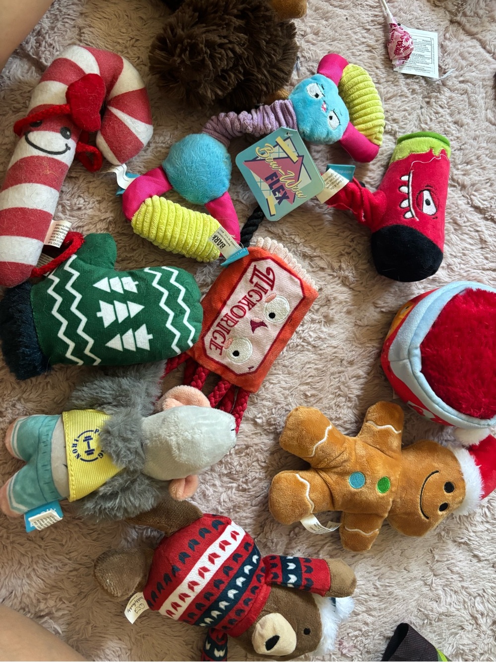 Bark box dog toys bundle